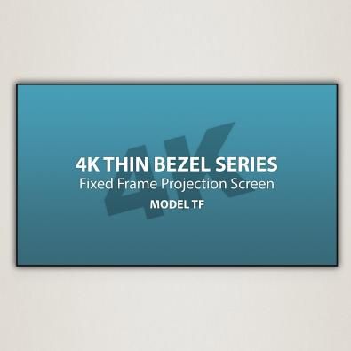 Severtson Screens 4K Thin-Bezel Series 16:9 175" Cinema White MicroPerf
