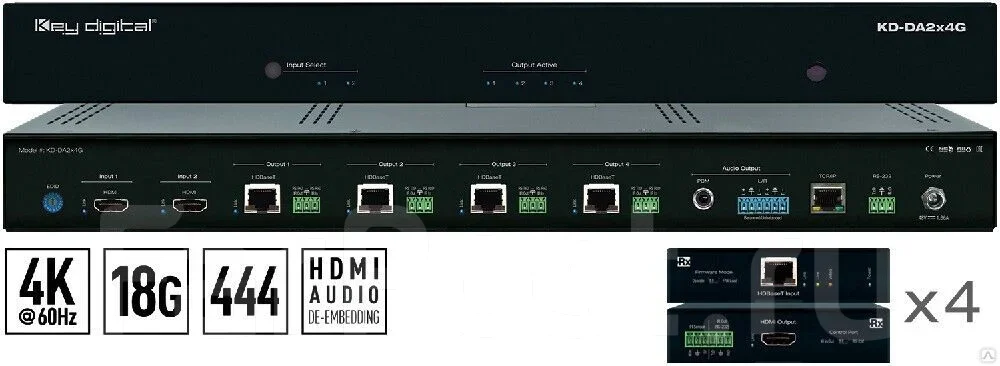 Key Digital KD-DA2X4G