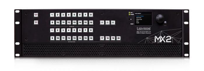 Lightware MX2-16x16-DH-8DPi-A-R