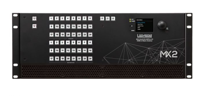 Lightware MX2-24x24-DH-24DPio-A-R