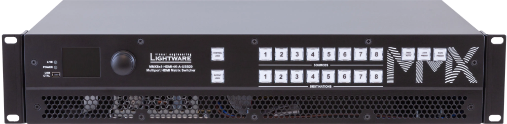 Lightware MMX8x8-HDMI-4K-A-USB20