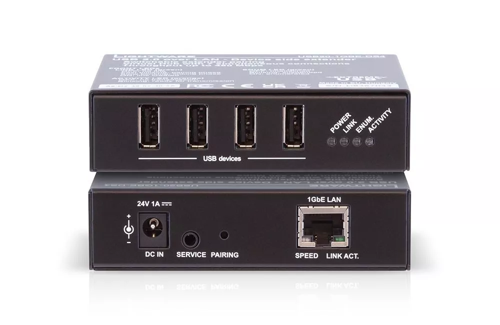 Lightware USB20-1GBE-DS4P