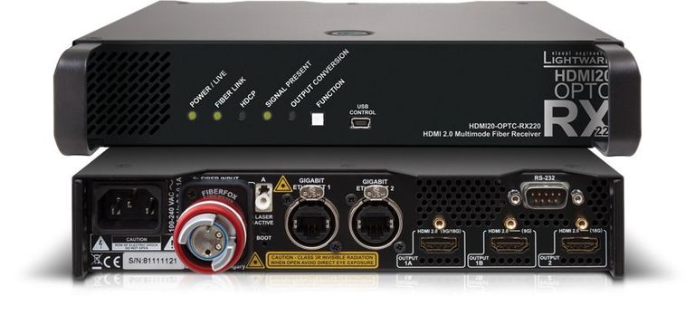 Lightware HDMI20-OPTC-RX220-FOX