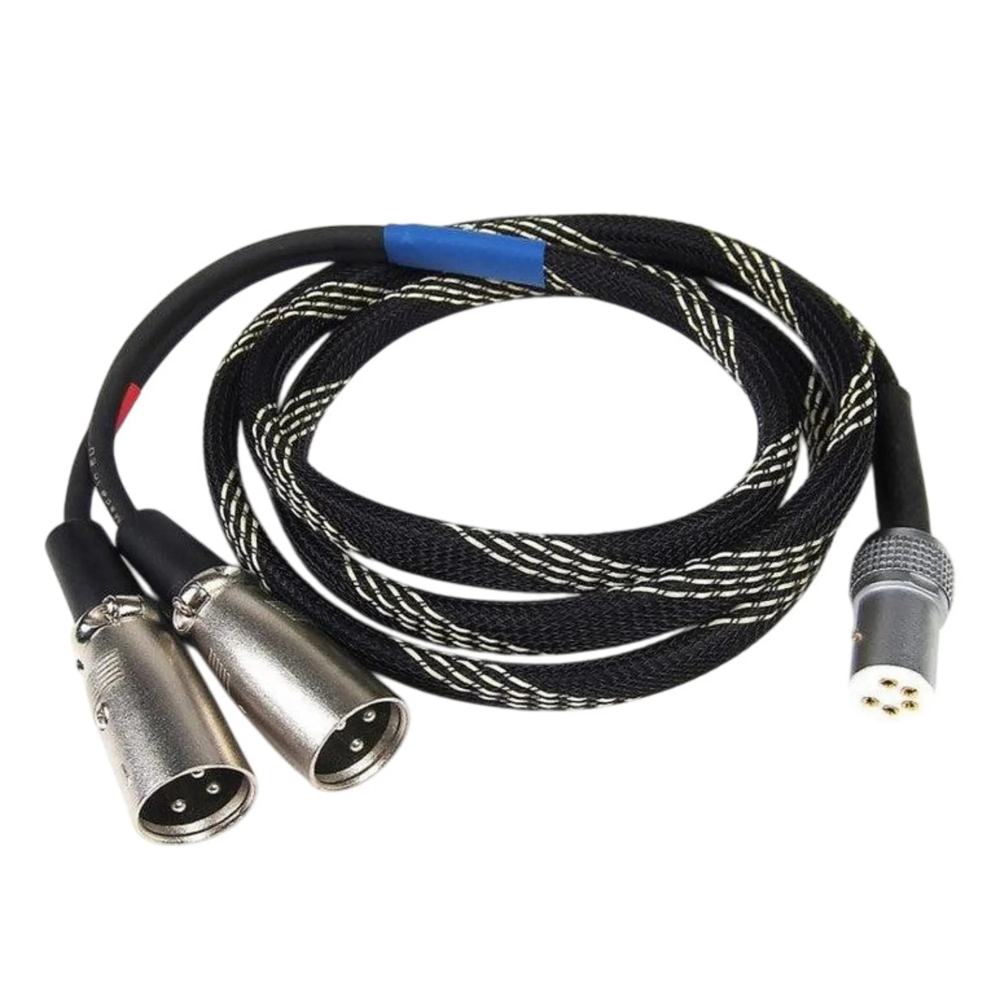 EAT Tonearm cable silver 5-pin - 2XLR 1,85 m