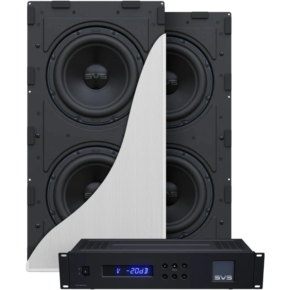 SVS 3000 In Wall Dual Subwoofer System
