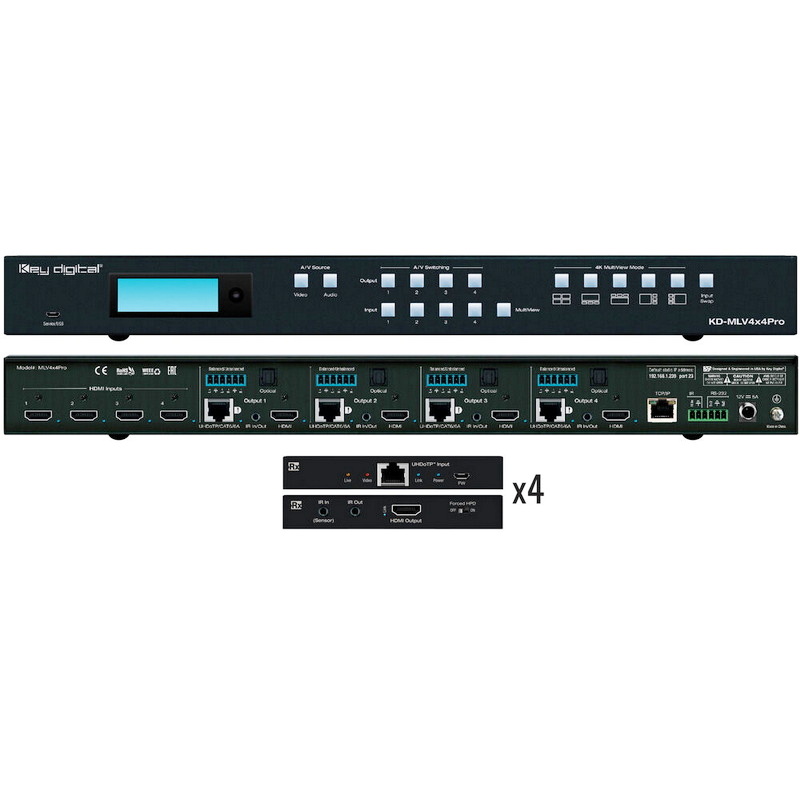 Key Digital KD-MLV4X4Pro