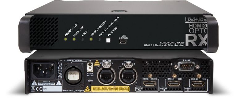 Lightware HDMI20-OPTC-RX220-NTQ