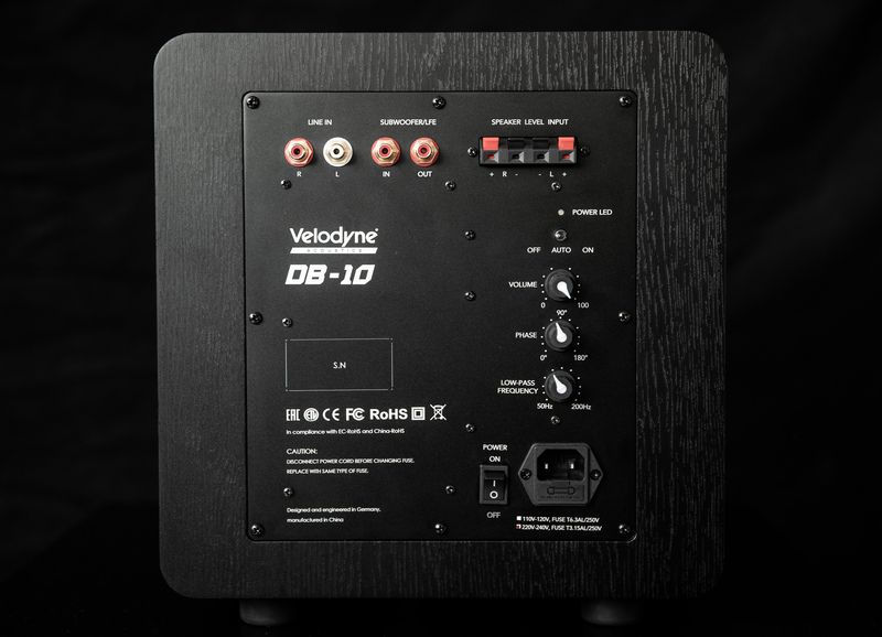 Velodyne DB-12 black Velodyne DB-12 black