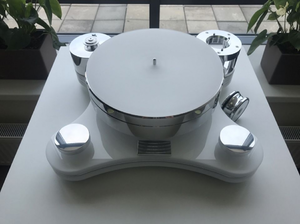 Transrotor ZET 3 Rega Glossy White Vinyl Record Player Table
