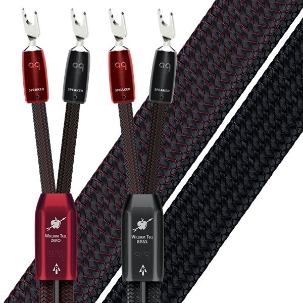 AudioQuest William Tell ZERO + William Tell BASS BiWire Spade