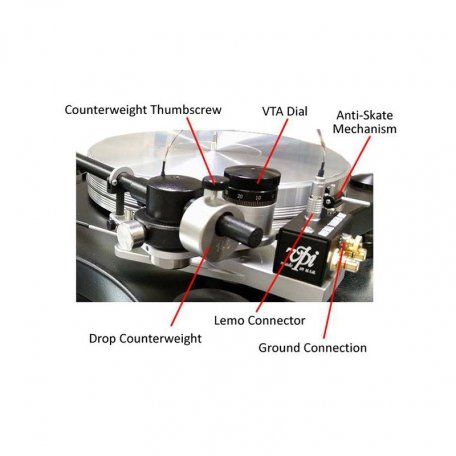 VPI VTA Base: JMW10 (Full Base, Anti-Skate, Junc. Box) VPI VTA Base: JMW10 (Full Base, Anti-Skate, Junc. Box)