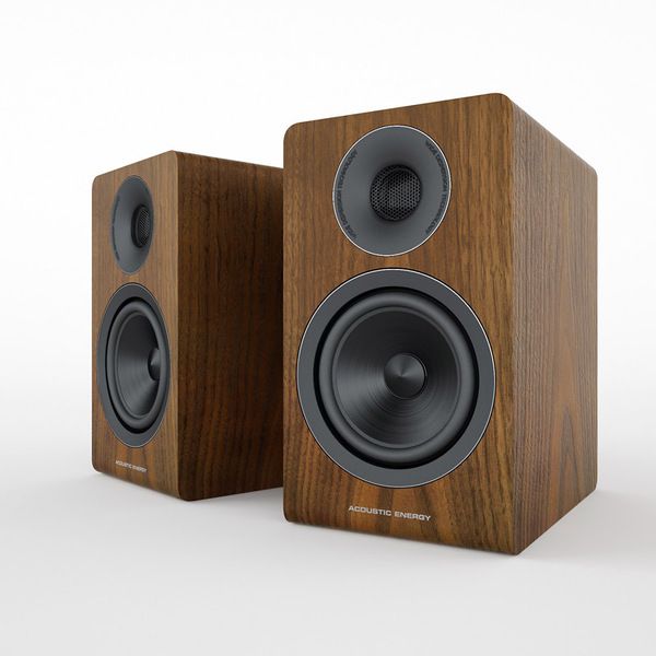 Acoustic Energy AE300 Walnut wood veneer