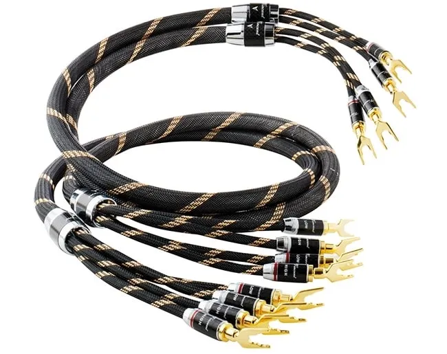 VINCENT Bi-Wire Cable 2x2.0m (aluminium case)
