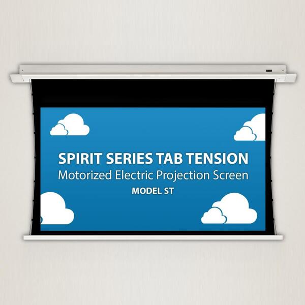 Severtson Screens Spirit Tab Tension Series 16:9 92" Cinema White