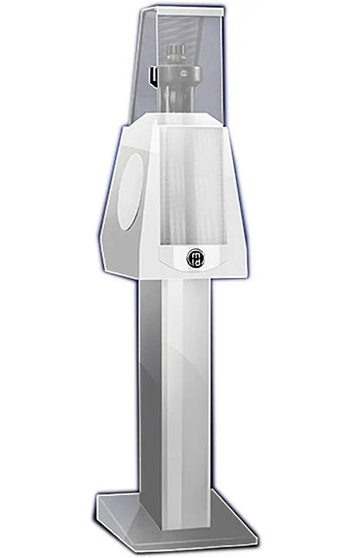 MBL 126 stand satin silver