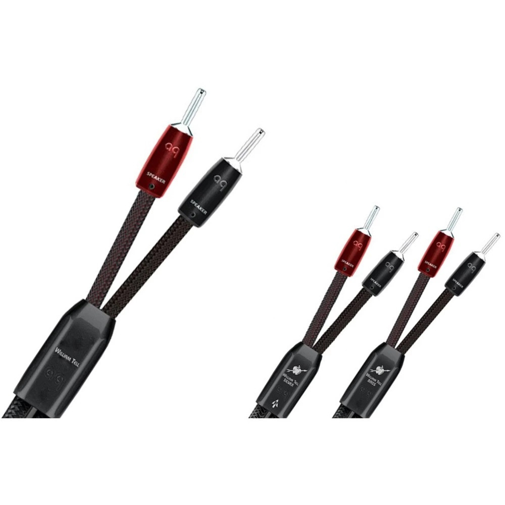 AudioQuest William Tell ZERO + William Tell BASS BiWire Banana