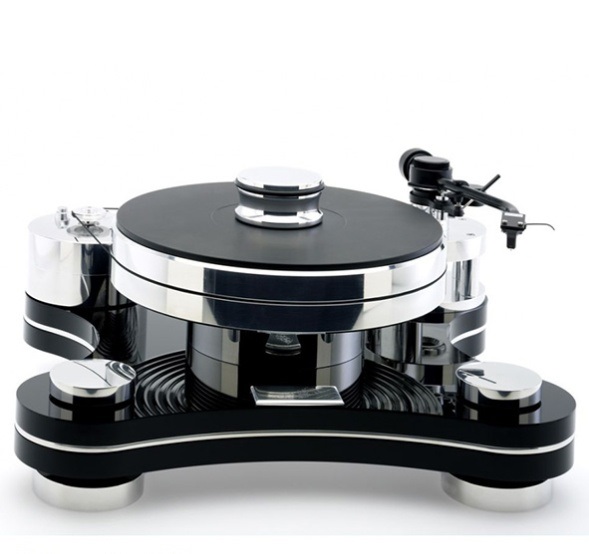 Transrotor Zet 3 Black, тонарм TRA Studio, Merlo