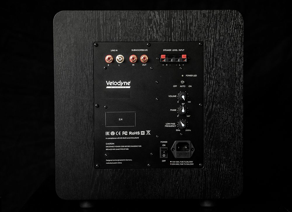 Velodyne DB-15 black Velodyne DB-15 black