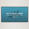 Severtson Screens 4K Thin-Bezel Series 16:9 92" Cinema Grey MicroPerf Severtson Screens 4K Thin-Bezel Series 16:9 92" Cinema Grey MicroPerf